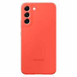Samsung Cover in Silicone per Galaxy S22+, Glow Red, Cover, Samsung, Samsung Galaxy S22+, 16,8 cm (6.6"), Rosso