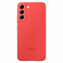 Samsung Cover in Silicone per Galaxy S22+, Glow Red