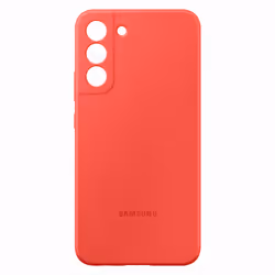 Samsung Cover in Silicone per Galaxy S22+, Glow Red