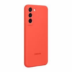 Samsung Cover in Silicone per Galaxy S22+, Glow Red - Vista aggiuntiva 5