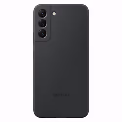 Samsung Cover in Silicone per Galaxy S22+, Black, Cover, Samsung, Samsung Galaxy S22+, 16,8 cm (6.6"), Nero