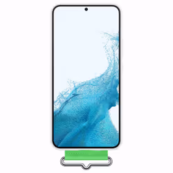 Samsung Silicone Cover con Strap per Galaxy S22+, White - Vista aggiuntiva 2