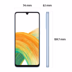 Samsung Galaxy A33 Display 6.4” FHD+ Super AMOLED RAM 6 GB, 128 GB, Awesome Blue - Vista aggiuntiva 7