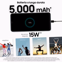 Samsung Galaxy A13 Display 6.6” FHD+ TFT LCD, RAM 4 GB, 128 GB, Light Blue - Vista aggiuntiva 5