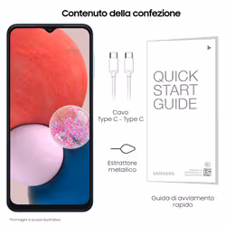 Samsung Galaxy A13 Display 6.6” FHD+ TFT LCD, RAM 4 GB, 128 GB, Light Blue - Vista aggiuntiva 7