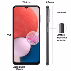 Samsung Galaxy A13 Display 6.6” FHD+ TFT LCD, RAM 4 GB, 128 GB, Black