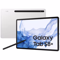 Samsung Galaxy Tab S8+ Tablet Android 12.4 Pollici 5G RAM 8 GB 128 GB Tablet Android 12 Silver [Versione italiana] 2022, 31,5 ...