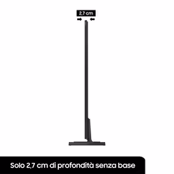 Samsung The Frame TV 4K 75” 75LS03B Smart TV Wi-Fi Black 2022, Processore 4K, Cornice personalizzabile, Display anti-riflesso, Suono dinamico - Vista aggiuntiva 4