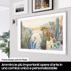 Samsung The Frame TV 4K 75” 75LS03B Smart TV Wi-Fi Black 2022, Processore 4K, Cornice personalizzabile, Display anti-riflesso, Suono dinamico - Vista aggiuntiva 8