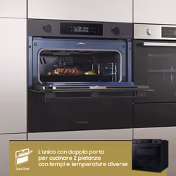 Samsung NV7B4540VBB Forno ad incasso Dual Cook Flex™ Serie 4 76 L A+ Black Inox - Vista aggiuntiva 5