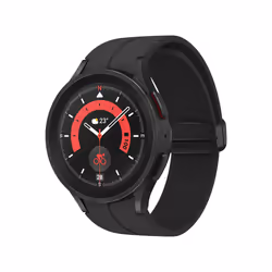 Samsung Galaxy Watch5 Pro Smartwatch Scocca in Titanio 45mm Memoria 16GB Black Titanium, 3,56 cm (1.4"), OLED, Touch screen,  ...