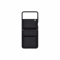Samsung Flap Leather Cover per Galaxy Z Flip4, Nero - Vista aggiuntiva 4