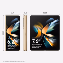 Samsung Galaxy Z Fold4 512GB Beige RAM 12GB Dynamic AMOLED 2X