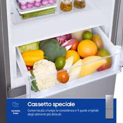 Samsung RB33B612ESA frigorifero Combinato EcoFlex Libera installazione con congelatore 1.85m 344L Classe E, Inox - Vista aggiuntiva 7