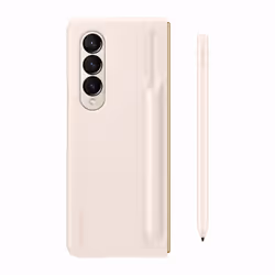 Samsung Standing Cover with S Pen per Galaxy Z Fold4, Sabbia - Vista aggiuntiva 4