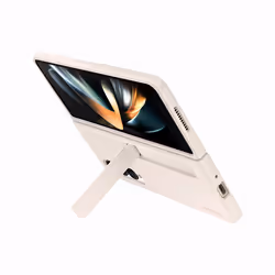 Samsung Standing Cover with S Pen per Galaxy Z Fold4, Sabbia - Vista aggiuntiva 6