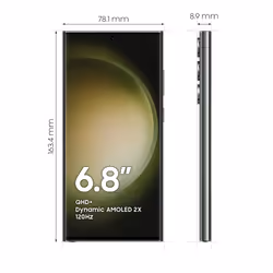 Samsung Galaxy S23 Ultra Display 6.8'' Dynamic AMOLED 2X, Fotocamera 200MP, RAM 12GB, 512GB, 5.000 mAh, Green - Vista aggiuntiva 4