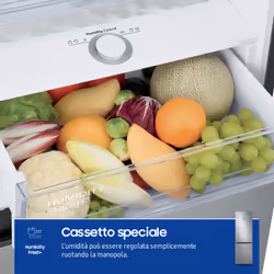 Samsung RB34C775CS9 frigorifero Combinato EcoFlex AI 1.85m 344L Libera installazione con congelatore Wifi 1,85m 344 L con rivestimento in acciaio inox Classe C, Inox - Vista aggiuntiva 5
