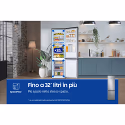 Samsung Frigorifero Combinato EcoFlex AI 2m 390L RB38C675CS9 - Vista aggiuntiva 5