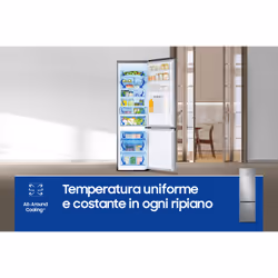 Samsung Frigorifero Combinato EcoFlex AI 2m 390L RB38C675CS9 - Vista aggiuntiva 7