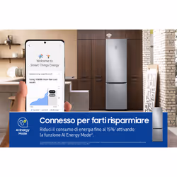 Samsung Frigorifero Combinato EcoFlex AI 2m 390L RB38C676CS9 - Vista aggiuntiva 4