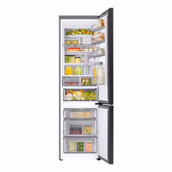 Samsung RB38C7B6AS9 frigorifero Combinato BESPOKE AI Libera installazione con congelatore Wifi 2m 387L Classe A, Inox - Vista aggiuntiva 3