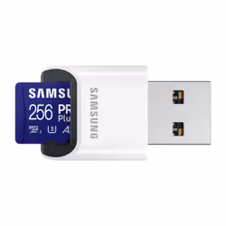 Samsung PRO Plus microSD Memory Card 256 GB (2023), USB Card Reader incluso - Vista aggiuntiva 5