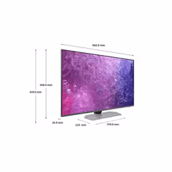 Samsung Series 9 TV QE43QN90CATXZT Neo QLED 4K, Smart TV 43" Processore Neural Quantum 4K, Dolby Atmos e OTS Lite, Carbon Silver 2023