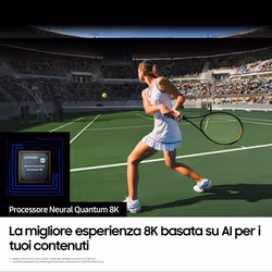 Samsung Series 8 TV QE85QN800CTXZT Neo QLED 8K, Smart TV 85" Processore Neural Quantum 8K, Dolby Atmos e OTS+, Titan Black 2023 - Vista aggiuntiva 5