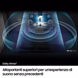 Samsung Series 8 TV QE85QN800CTXZT Neo QLED 8K, Smart TV 85" Processore Neural Quantum 8K, Dolby Atmos e OTS+, Titan Black 2023 - Vista aggiuntiva 7