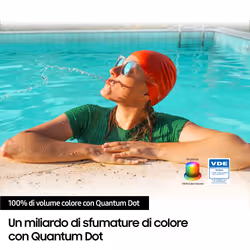 Samsung Series 6 TV QE55Q60CAUXZT QLED 4K, Smart TV 55" Processore Quantum 4K Lite, OTS Lite, Black 2023