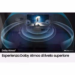 Samsung Series 9 TV QE55QN95CATXZT Neo QLED 4K, Smart TV 55" Processore Neural Quantum 4K, Dolby Atmos e OTS+, Slate Black 2023 - Vista aggiuntiva 4