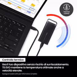 Samsung Portable SSD T5 EVO USB 3.2 4TB - Vista aggiuntiva 6