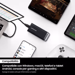 Samsung Portable SSD T5 EVO USB 3.2 4TB - Vista aggiuntiva 7