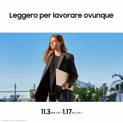 Samsung Galaxy Book3 Pro 14" Intel EVO i7 13th Gen 16 GB 512 GB Graphite - Vista aggiuntiva 5