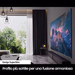 Samsung Series 8 TV QE98Q80CATXZT QLED 4K, Smart TV 98" Processore Neural Quantum 4K, SuperSlim Design, Carbon Silver 2023 - Vista aggiuntiva 5