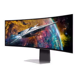 Samsung Monitor Gaming Odyssey OLED G9 da 49'' Dual QHD Curvo - Vista aggiuntiva 4