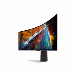 Samsung G95SC 49" Dual QHD OLED Argento - Vista aggiuntiva 5