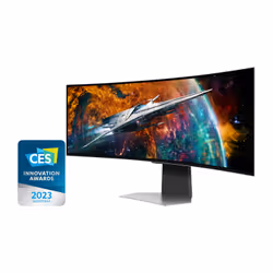 Samsung G95SC 49" Dual QHD OLED Argento - Vista aggiuntiva 7