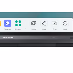 Samsung WA75C lavagna interattiva 75" Touch screen Nero - Vista aggiuntiva 6