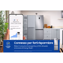 Samsung Frigorifero Combinato EcoFlex AI 1.85m 344L RB34C675DSA - Vista aggiuntiva 4