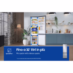 Samsung RB38C603DSA frigorifero Combinato EcoFlex AI Libera installazione con congelatore Wifi 2m 390 L Classe D, Inox - Vista aggiuntiva 5