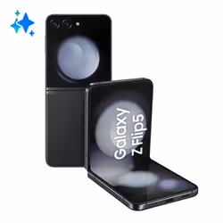 Samsung Galaxy Z Flip5 Smartphone AI RAM 8GB Display 3,4" Super AMOLED/6,7" Dynamic AMOLED 2X Graphite 256GB, 17 cm (6.7"), 8 ...
