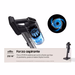 Samsung Aspirapolvere senza filo Jet™ 95 complete extra 210W VS20C9554TK - Vista aggiuntiva 6