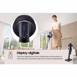 Samsung Aspirapolvere senza filo Jet™ 95 complete extra 210W VS20C9554TK - Vista aggiuntiva 7