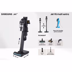 Samsung Aspirapolvere senza filo Jet™ 95 multi extra 210W VS20C955CTK - Vista aggiuntiva 5