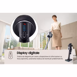 Samsung Aspirapolvere senza filo Jet™ 95 multi extra 210W VS20C955CTK - Vista aggiuntiva 8