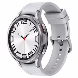 Samsung Galaxy Watch6 Classic SM-R960NZSAPHE smartwatch e orologio sportivo 3,81 cm (1.5") AMOLED 47 mm Digitale 480 x 480 Pixel Touch screen Argento GPS (satellitare)