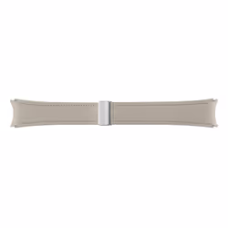 Samsung Galaxy Watch6 D-Buckle Hybrid Eco-Leather Band (M/L), Band, Orologio intelligente, Grigio talpa, Samsung, Watch 6, Pe ...
