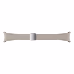 Samsung Galaxy Watch6 D-Buckle Hybrid Eco-Leather Band Slim (S/M), Band, Orologio intelligente, Grigio talpa, Samsung, Watch ...